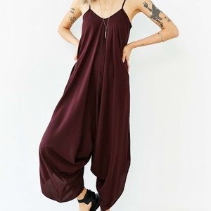 UO Green flowy jumpsuit